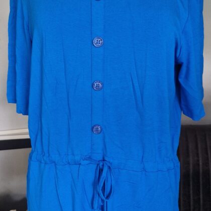 Nieuwe blouse met korte mouw <br>Merk Sophia Perla <br>maat 38